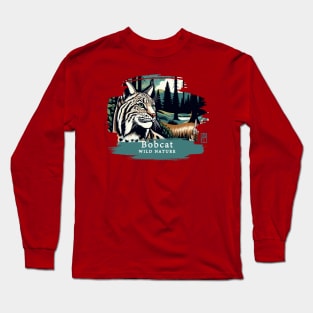 Bobcat - WILD NATURE - BOBCAT -1 Long Sleeve T-Shirt